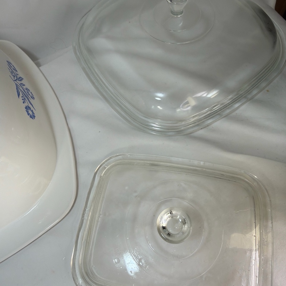 Corningware White and Blue Floral Dish Set - Picture 10 of 10
